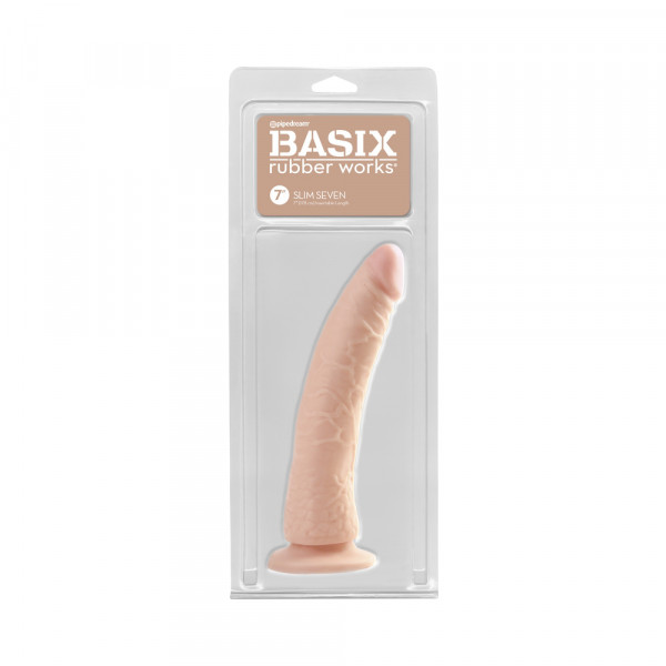Basix Dong Slim 7 With Suction Cup 7 Inch