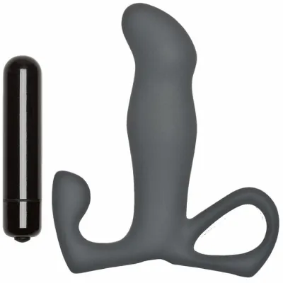 OptiMale Vibrating P Massager Slate