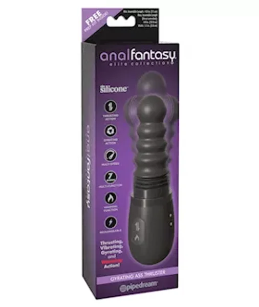 Anal Fantasy Elite Collection Gyrating Ass Thruster - Black - 8.5 Inch — image 8 of 8