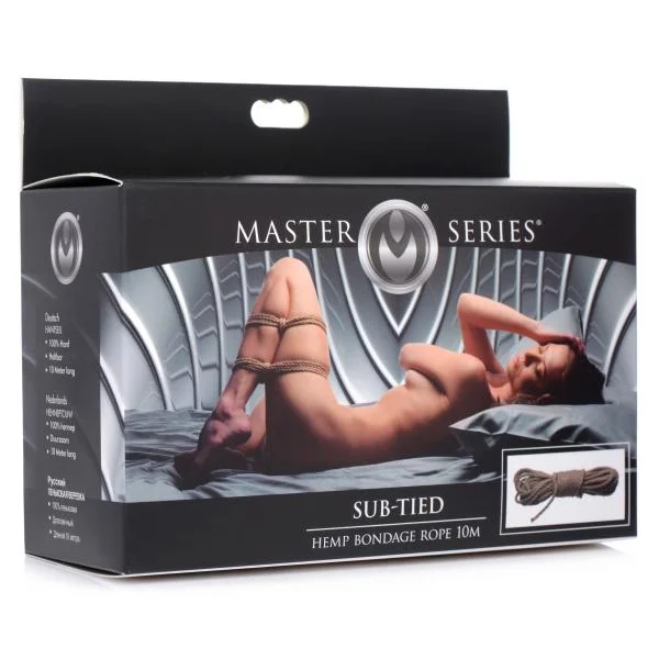 Sub-tied Hemp Bondage Rope -10m