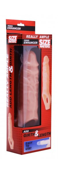Really Ample Penis Enhancer Sheath - Flesh Color