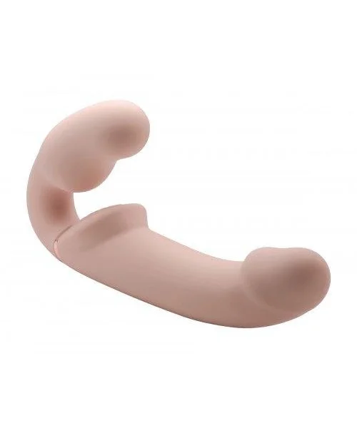 10X Evoke Ergo Fit Inflatable & Vibrating Strapless Strap-On Beige — image 6 of 8