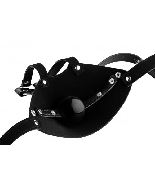 XR Brands Muzzle Harness With Ball Gag — image 7 of 11