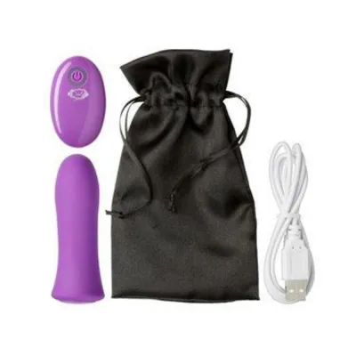 Bullets Discreet Pro Sensual Power Touch Bullet With Remote Control Purple