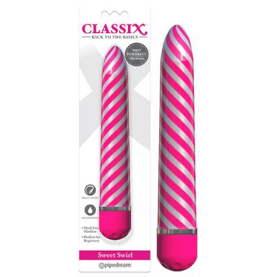 Sweet Swirl 8 Vibrator Pink