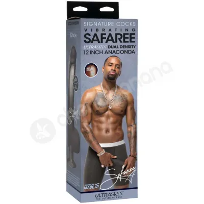 Signature Cocks Safaree Samuels Anaconda 12 Ultraskyn Cock Dildo With Vac U Lock Suction Cup