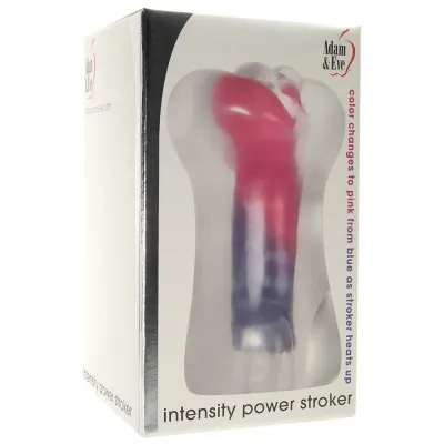 Adam Eve Intensity Power Stroker Clear Blue