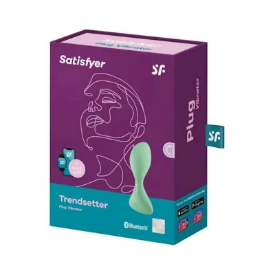 Satisfyer Trendsetter Light Green 4 4 Inch