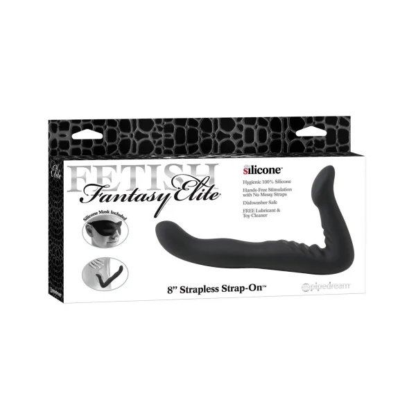 Fetish Fantasy Elite 8 Inch Strapless Strap-on - Black
