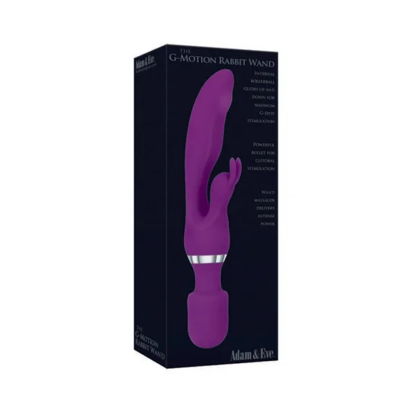 G-Motion Rabbit Wand Purple Vibrator — image 6 of 9