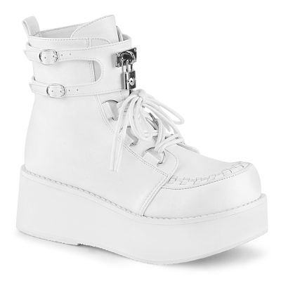 2 1 4 inches PF Lace Up Ankle Boot Side Zip