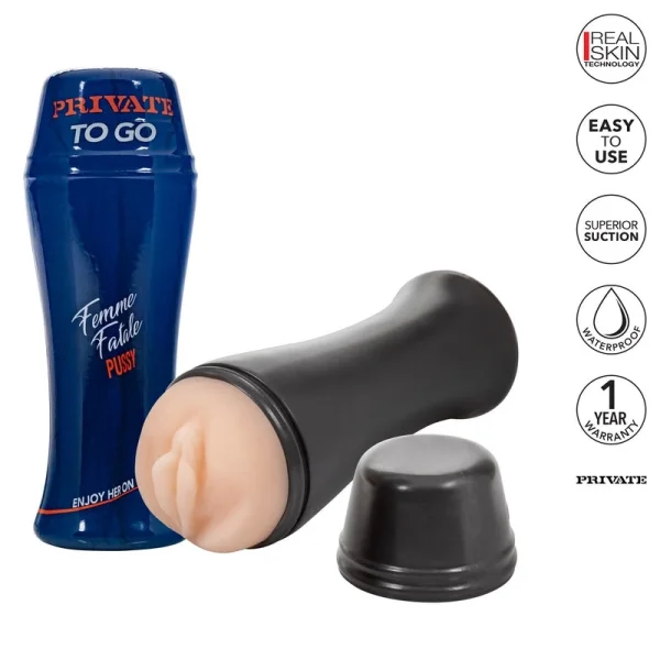 Private Femme Fatale Vacuum Cup To Go Penis Masturbator By CalExotics