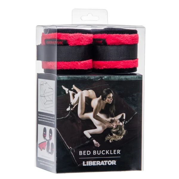 Liberator Black Label Bed Buckler Restraint System - Microfiber Midnight