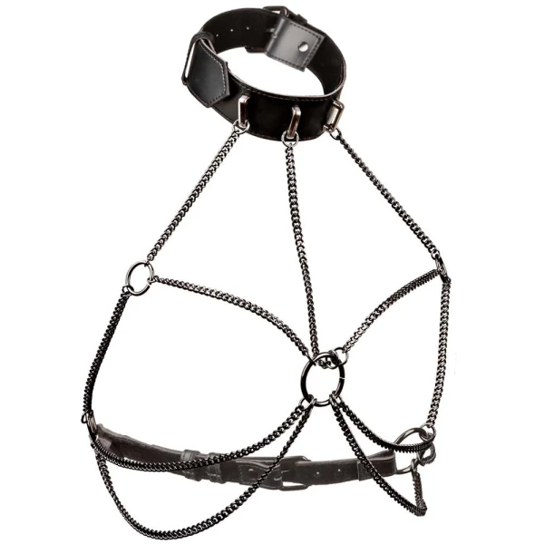 Euphoria Collection Multi Chain Collar Harness By CalExotics