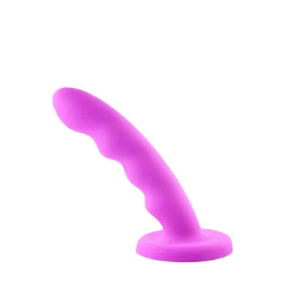 Nautia 8 Inch Silicone Dildo Purple 8 Inch