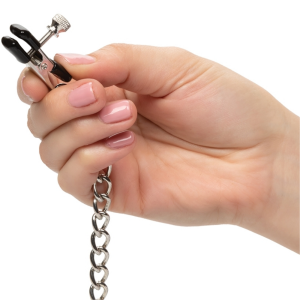 CalExotics Nipple Play Weighted Dual Tier Nipple Clamps