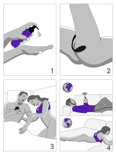 We-Vibe X Lovehoney Jive App Controlled Rechargeable Vibrating G-Spot Love Egg