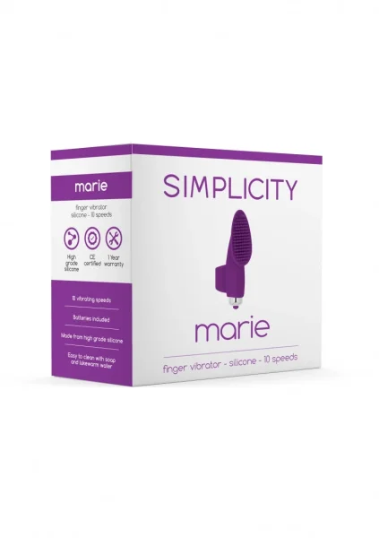 MARIE Finger vibrator - Purple