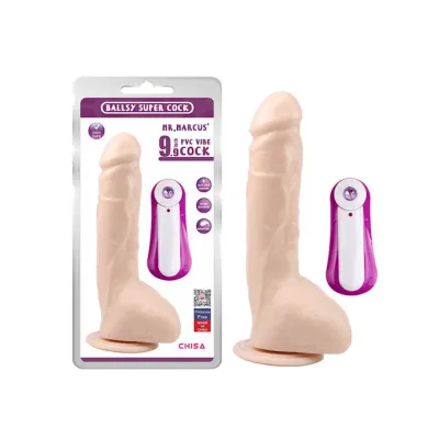 Mr marcus Vibrating Dildo 9 9 Inch Flesh 10 Inch