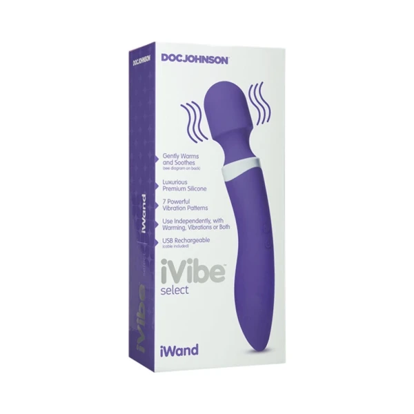 iVibe Select iWand Body Massager Gently Warms