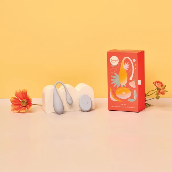 Goodful Wellness Sky Waterproof Rechargeable Silicone Vibrating Kegel Trainer With Remote