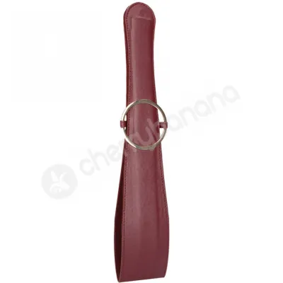 Ouch Halo Red Belt Luxury Flogger