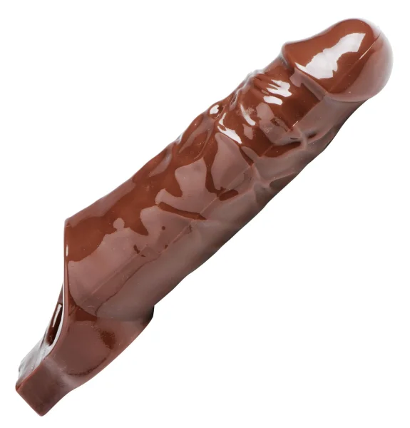 Really Ample Penis Enhancer Sheath- - Brown
