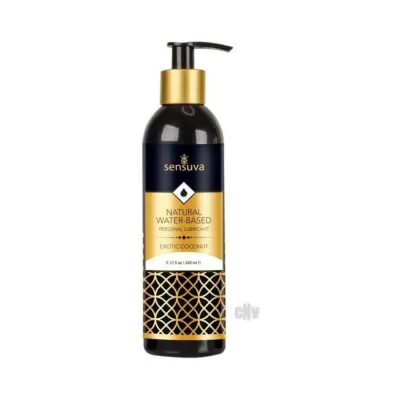 Natural Water based Personal Lubricant Exotic Coconut 8 Oz