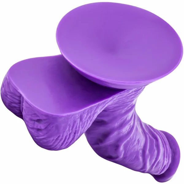 Ruse Magic Stick Silicone Suction Cup Dildo by Blush Novelties - Purple