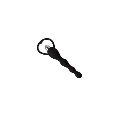 Vibrating Anal Beads Black