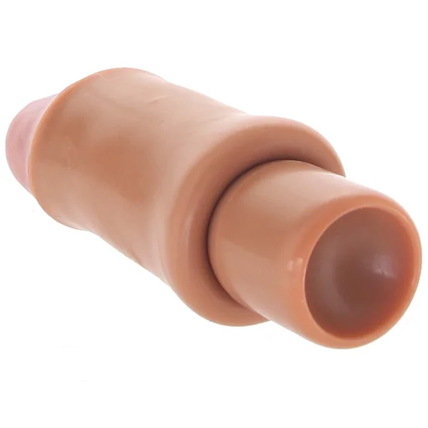 Fantasy X-tensions Elite Silicone 8" Penis Extension With 2" Removable Extender  - Caramel
