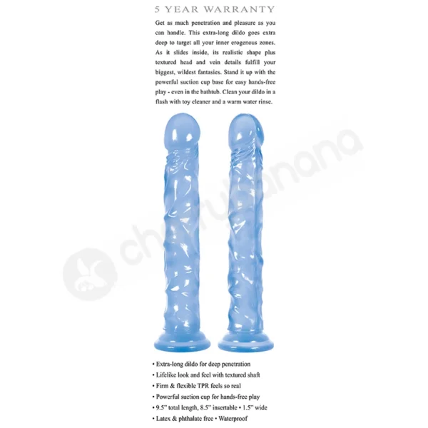 Adam & Eve Blue Tall Boy Dildo