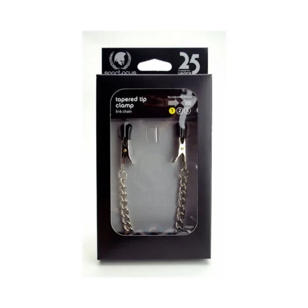 Rubber Tipped Nipple Clamps With Curbed Chain