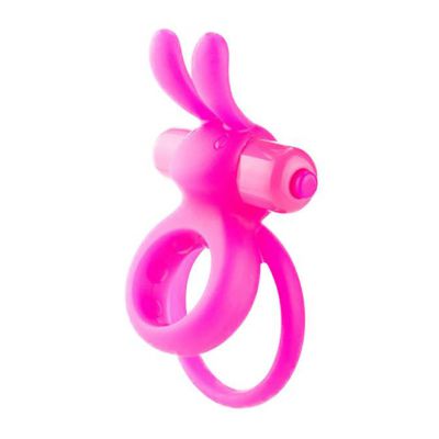 Screaming O Ohare Cockring Rabbit Vibrator Pink