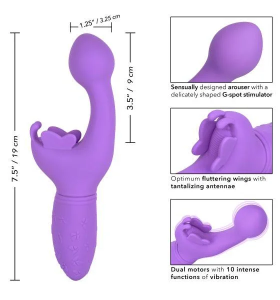 Rechargeable Butterfly Kiss Vibrator