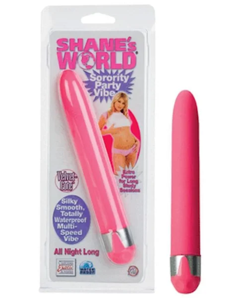 Shane's World Sorority Party Vibe All Night Long Pink