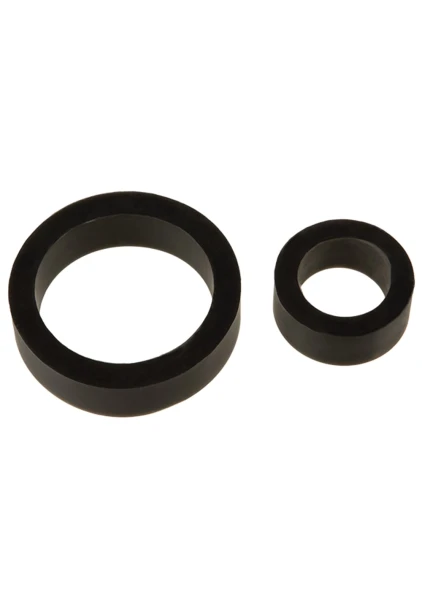 TitanMen® Silicone Cock Rings - Double Pack