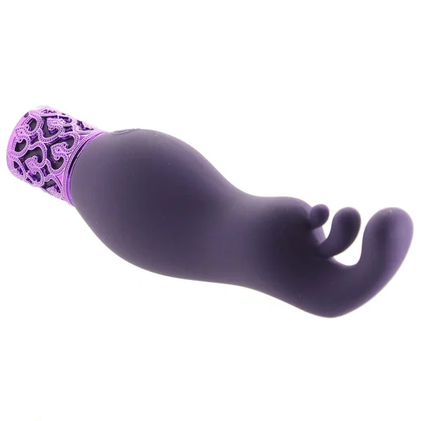 Royal Gems Exquisite Rechargeable Silicone Bullet Purple