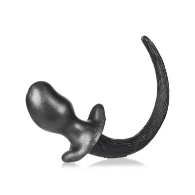 Puppy Tail Buttplug 4 25 Inch Gunmetal Medium