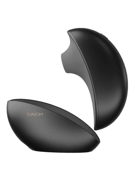 SVAKOM Pulse Galaxie App Enabled Pressure Wave Clitoral Stimulator With Starlight Projector - Midnight Black