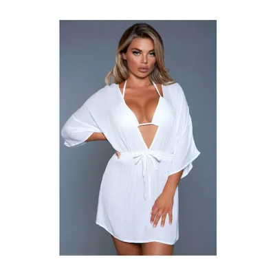 Thalia Beach Dress White L xl