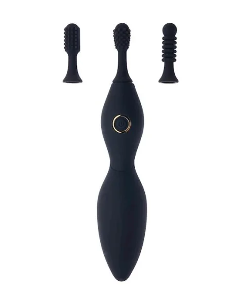 Share Satisfaction Tanda Clitoral Vibrator - Black