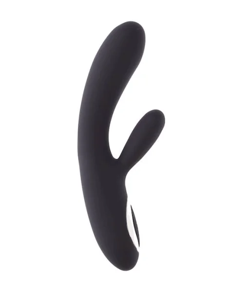 Amore Silicone Rabbit Vibrator - Black — image 7 of 15