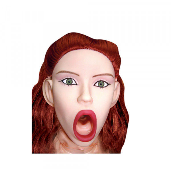 Sexy And Psycho Inflatable Love Doll With Cyberskin Pussy And Ass Masturbators