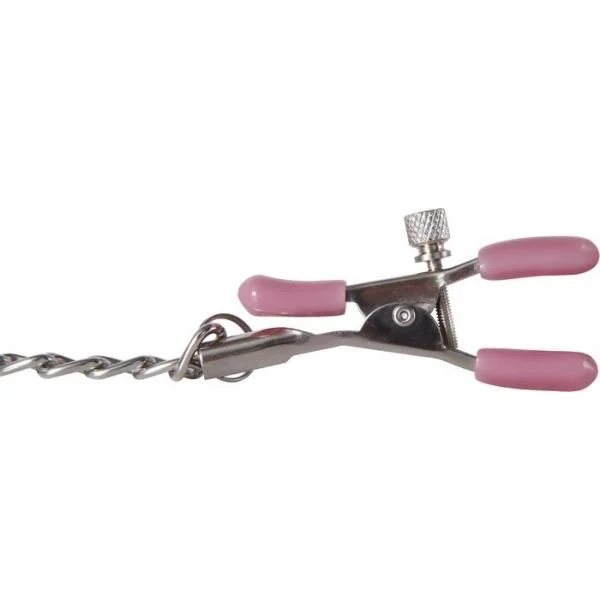 Chain Me Up Kink Clamps Nipples, Clitoral Pink