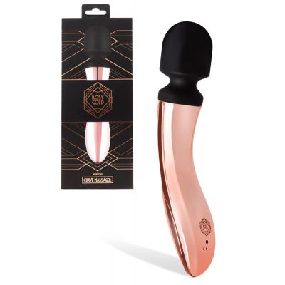 Rosy Gold Nouveau Curve Wand Massager