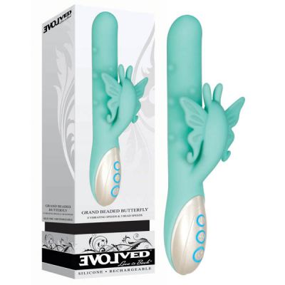 Beaded Butterfly 9 Rabbit Vibrator