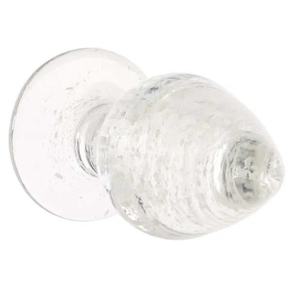 Ouch! Glow In The Dark Glass Butt Plug