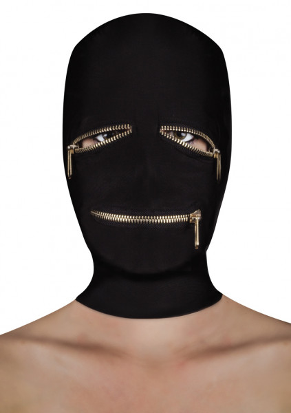 Extreme Zipper Mask with Eye and Mouth Zipper - Bondage toys