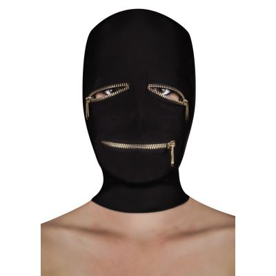 Extreme Zipper Mask with Eye and Mouth Zipper Bondage toys